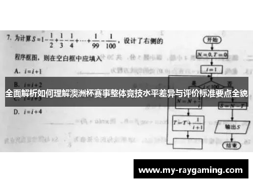 全面解析如何理解澳洲杯赛事整体竞技水平差异与评价标准要点全貌